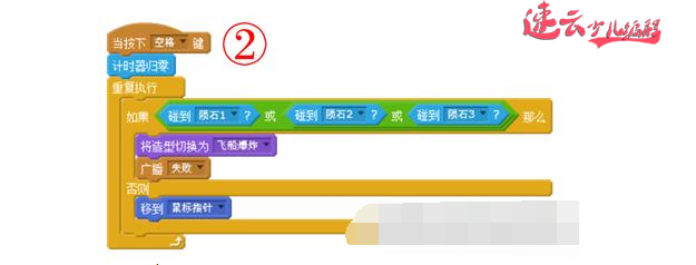 济南少儿编程：Scratch编程让七岁孩子学会编写“太空漫步”~山东少儿编程~少儿编程(图4)